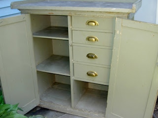 interior hardware cabinet before