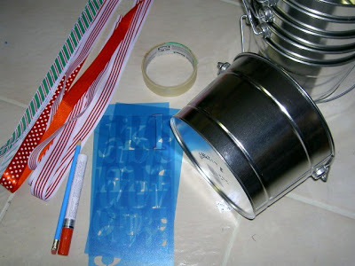how to personalize tin pails with paint pen