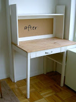diy simple desk for NYC apartment