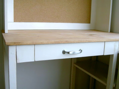 diy simple desk with hutch