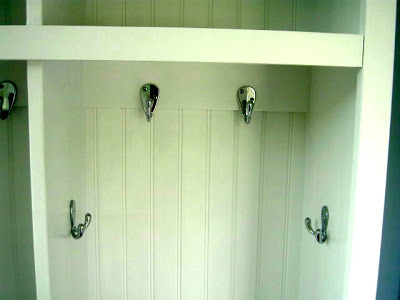 polished chrome hooks locker cubby
