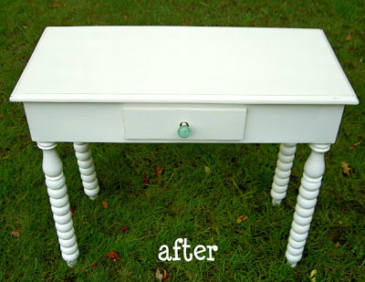 vanity table after