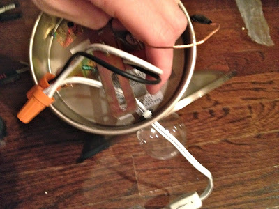 how to convert hard wired sconces to plug in