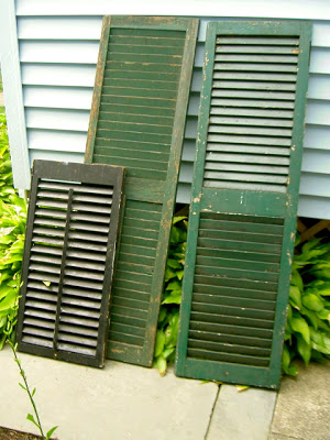 old shutters before