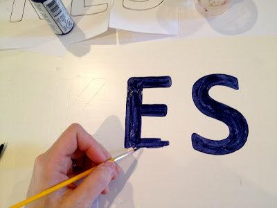 handpainting letters without vinyl cutting machine