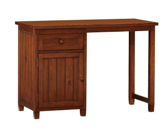 pottery barn stained desk