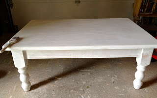primed coffee table
