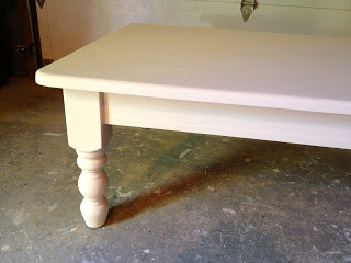 painted durango dust coffee table