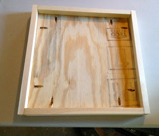 plywood tray with sides