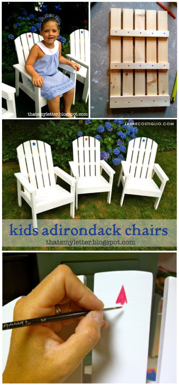 diy kids adirondack chairs