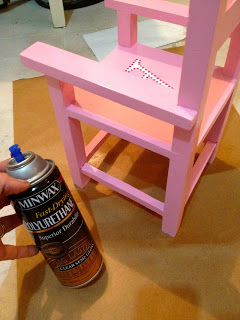 spray poly to seal chair