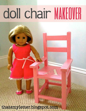 doll chair makeover