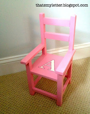 diy doll chair refinished