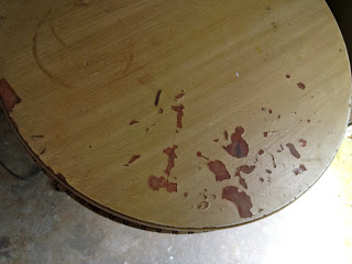 round side table before