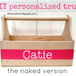 DIY Personalized Trug (the naked version)