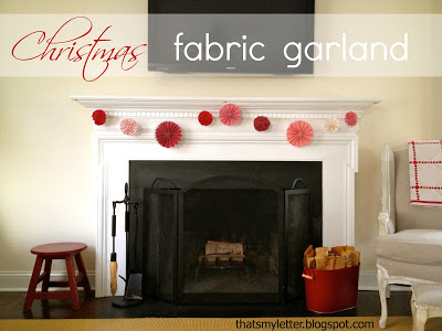 “F” is for Fabric Garland