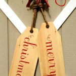 “W” is for Wood Tags #2 (Christmas version)