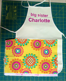 how to add a pocket to kids apron