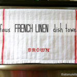 “F” is for Faux French Linen