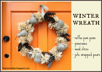 “W” is for Winter Wreath