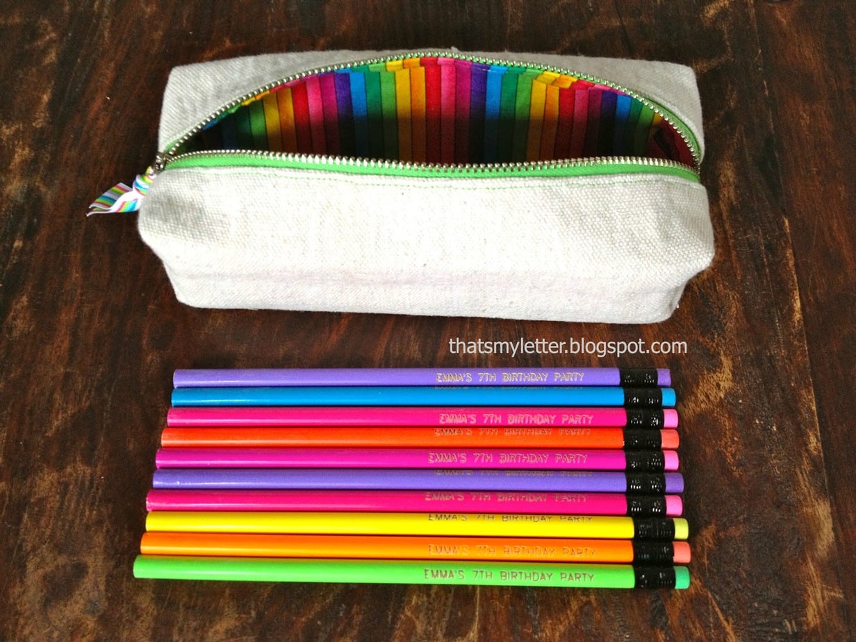 Personalized Pencil Case, Monogrammed Pencil Cases, Kids Pencil