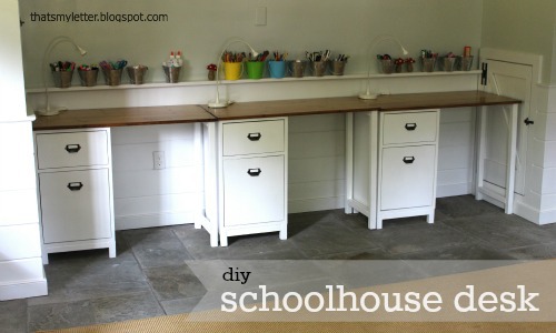 diy schoolhouse desk
