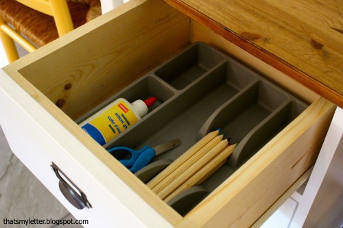schoolhouse desk drawer