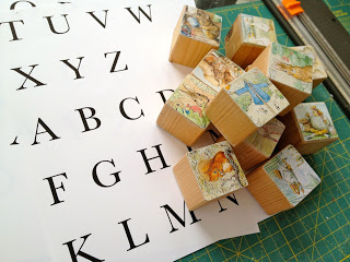 how to make wood alphabet blocks