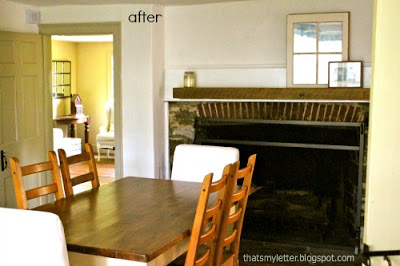 farmhouse dining room after