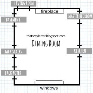 farmhouse dining room layout