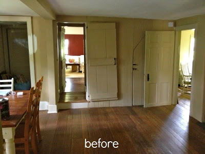 farmhouse dining room before
