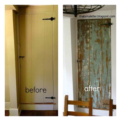 farmhouse door before and after