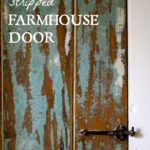 DIY Stripped Farmhouse Door