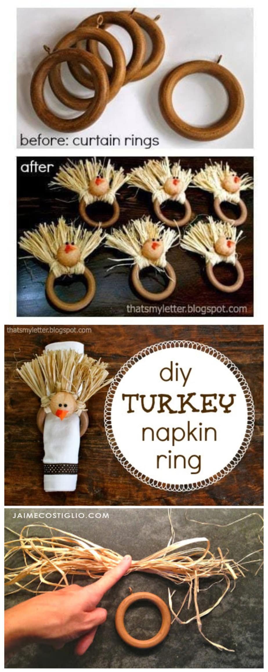diy turkey napkin rings