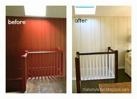 railing before and after