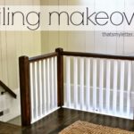 Railing Makeover from Paint to Stain