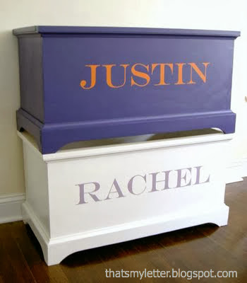 diy open toy box with personalization