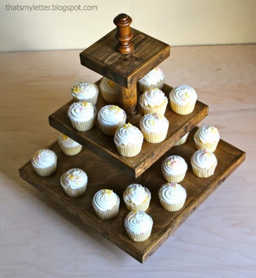 35 Homemade DIY Cupcake Stand Ideas - Suite 101