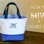 “C” is for Canvas Tote