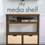 DIY Media Shelf