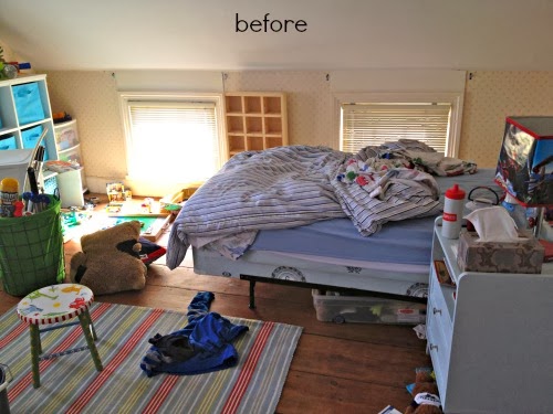 boys bedroom before