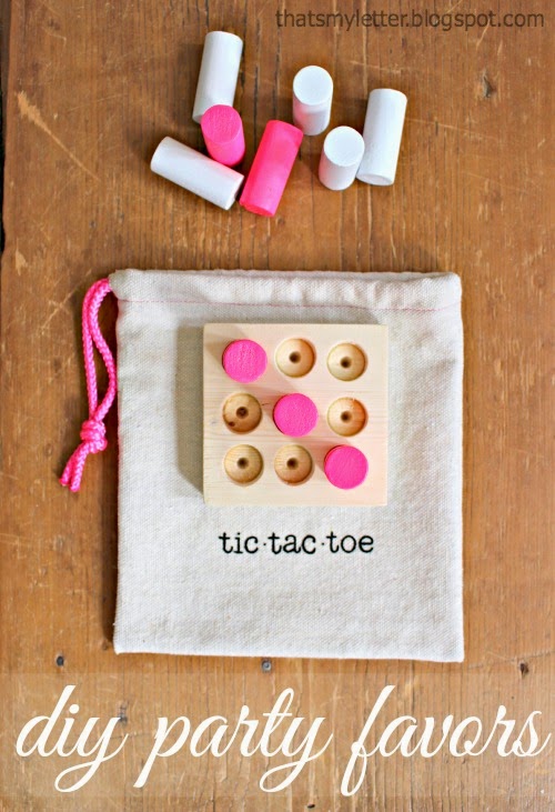 “T” is for Tic Tac Toe Party Favors