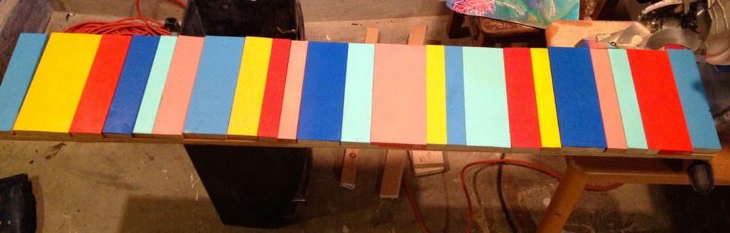 diy multi-color planks