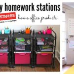 “F” is for Family Homework Stations & Giveaway