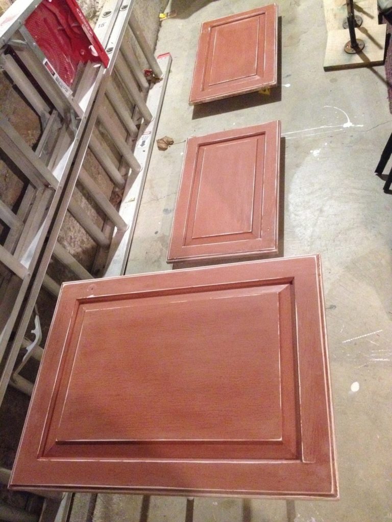 kitchen cabinets sanded