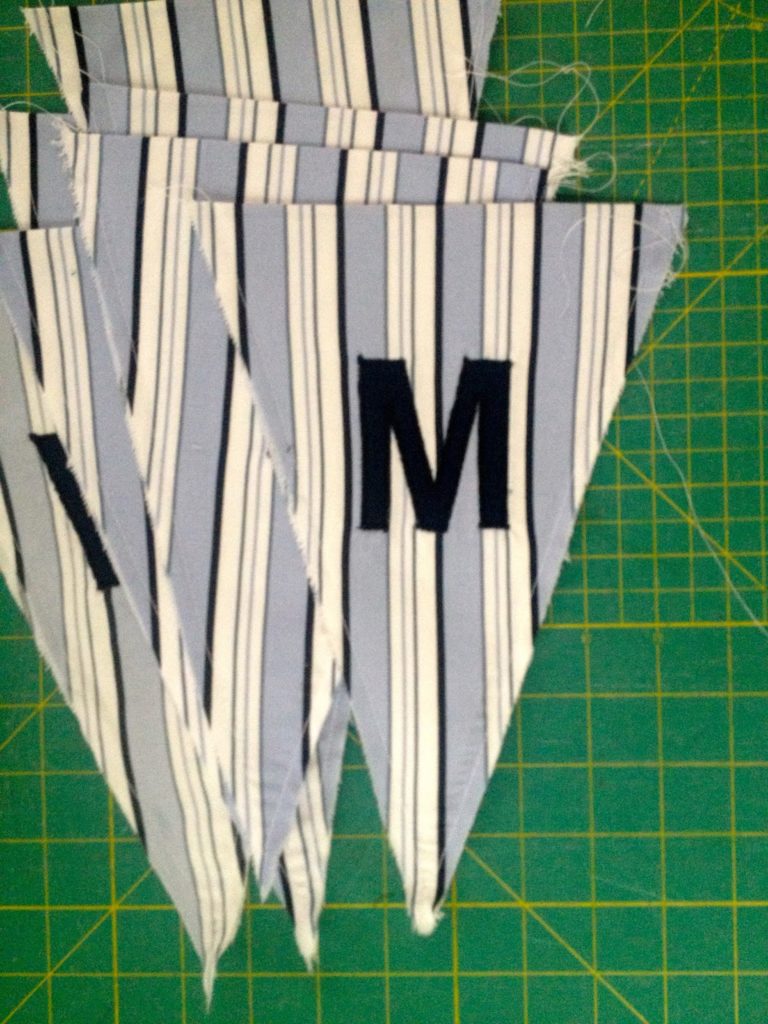 top stitch triangle closed