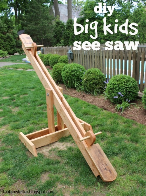 make your own seesaw