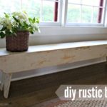 DIY Rustic Bench