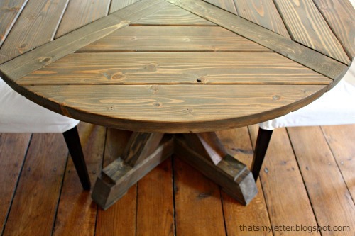 Diy X Base Circular Dining Table, Making A Round Table