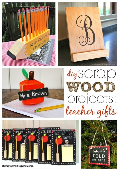 "S" is Scrap Wood Projects: Teacher Gifts - Jaime Costiglio